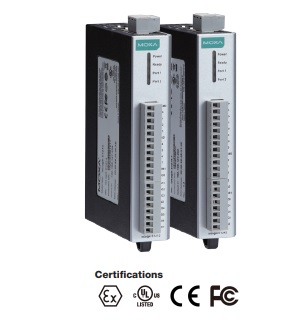MOXAioLogik E1242 -   Ethernet -  2 Ethernet switch   4   (AI), 4   (DI)  4  / (DIO) 