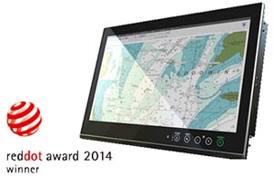 Нова серія MOXA ECDIS 24 дюймових панельних комп'ютерів MPC-2240 отримала почесну нагородуа Red Dot Product Design Award 2014