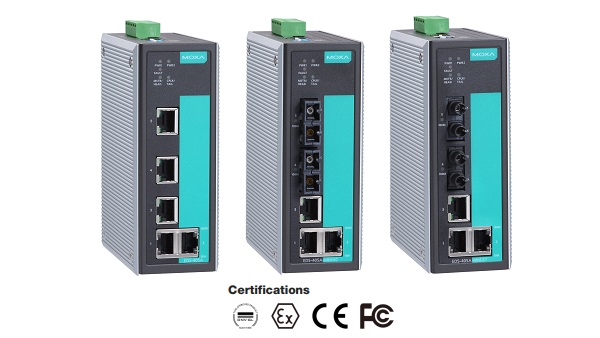MOXA EDS - 408A/405A 8-  5-   Ethernet 