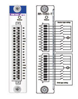 MOXA RM-1602-T -   RTU  16  , 24 VDC, sink/source ,    -40  75C