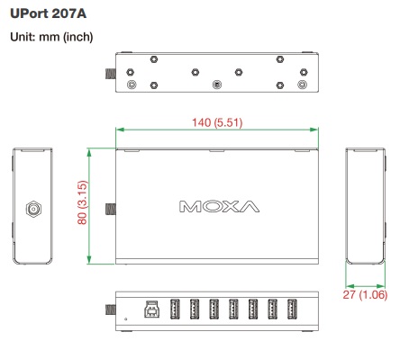  MOXA UPort 207