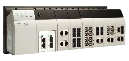  . MOXA EDS-728 - 24+4G  , ,  Gigabit Ethernet .