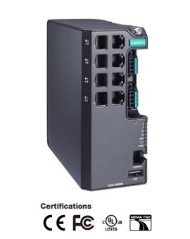 MOXA MDS-G4012 - 12G портові компактні Layer 2 full Gigabit модульні індустріальні керовані Ethernet комутатори