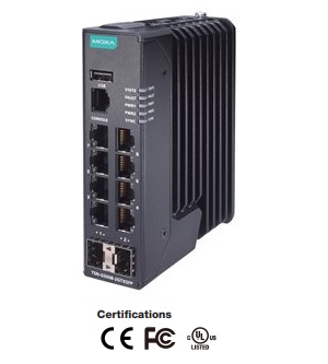 MOXA MDS-G4012 - 12G портові компактні Layer 2 full Gigabit модульні індустріальні керовані Ethernet комутатори