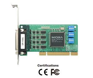 MOXA CP-114UL - 4-х портовые Smart платы RS-232/422/485 для Universal PCI шины
